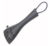 DEARMAMY Violin Tailpiece Aluminum Alloy for 3/4 4/4 Violins with Fine Tuner and Tailgut Replacement Part Suitable for Beginner and Professional