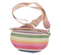 DEARMAMY Waist Bag Quick Access for Women Bohemian Style with Wide Shoulder Strap and Easy to Open Or Close Lightweight Pp Material Casual Fanny Pack for Traveling and Running