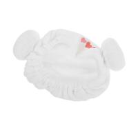 DEARMAMY Water Absorbent Hair Hat for Cotton Drying Hair Towel Wrap with Heart Pattern Comfortable Turban Design for Boys and Quick Drying for Bath and Shower