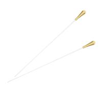 DEARMAMY Weighted Metal Handle and Extended Thickened Shaft 2pcs Orchestra Conducting Aluminium Alloy and Resin Material, Optimal Length for Symphony and Music Class Conductors