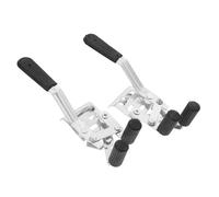 DEARMAMY Wheelchair Brake Clamp Pair with Side Screw Fixing, Manual Wheelchair Hand Brake Replacement Parts, Anti-rollback Safety Lock for Transport and Mobility Chairs, Metal Hardware