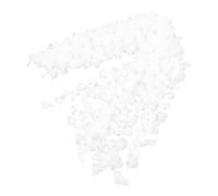 DEARMAMY White Flower Garland Curtain Large Coverage Cloth Floral Beaded Backdrop Drape with Versatile Design for Wedding Party and Summer Outdoor Decorations
