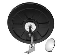 DEARMAMY Wide Angle Convex Mirror Lens with Installation Base Corner Traffic Safety Mirror for Parking Lots Stores Driveways Indoor Outdoor Use to Reduce Blind Spots and Enhance Security