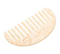 DEARMAMY Wide Tooth Static Comb for Wet Hair Portable Curly Hair Detangler Durable Acetic Acid Material for Quick Touch Ups the Go Compact and Easy to Carry