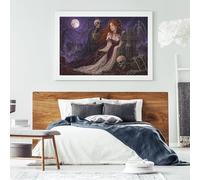 Death and the Maiden 1000 Pieces Jigsaw Puzzle, Gothic Wall Art Gift