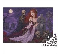 Death and the Maiden 1000 Pieces Jigsaw Puzzle, Gothic Wall Art Gift