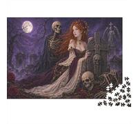 Death and the Maiden 1000 Pieces Jigsaw Puzzle, Gothic Wall Art Gift