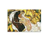 Death And The Maiden by Egon Schiele Painting Art Poster Picture Canvas Wall Paint Arts Decor Modern Home Artworks 24x36inch(60x90cm)