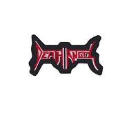Death Angel Red Silver Thrash Metal Ba Patch Badge Embroidered Iron on Applique Souvenir Accessory