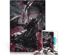 Death Anime Gothic Girl1000 Piece Puzzle For teenagers Stress Reliever Difficult Challenge Suitable for desktop decoration 38x26cm