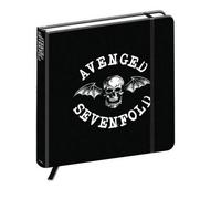 Death Bat Logo Notebook Avenged Sevenfold Black One Size