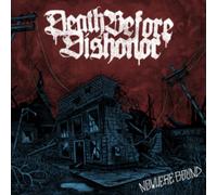 DEATH BEFORE DISHONO - NOWHERE BOUND CLEAR W/ BLUE SPLATTER VINYL - V - N72z