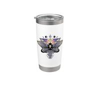 Death Butterfly Moth Moon Phases Gothic Magic Stainless Steel Insulated Tumbler