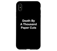 Death By A Thousand Paper Cuts Case for iPhone XS Max