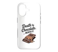 Death by Chocolate Worth It Funny Halloween Case for iPhone 17