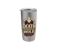 Death Could Not Hold Him Christian Cross Jesus Stainless Steel Insulated Tumbler