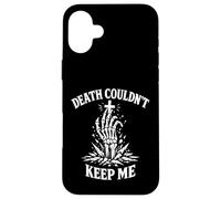 Death Couldn't Keep Me Jesus Love Punk Vintage Christian Emo Case for iPhone 16 Plus