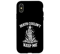 Death Couldn't Keep Me Jesus Love Punk Vintage Christian Emo Case for iPhone X/XS
