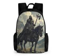 Death Dealer Viking On Horse 16" Backpack Travel Daypack Laptop Bag