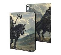 Death Dealer Viking On Horse Case Compatible for iPad 10代 (10.9in) Tablet Cases Stand Protective Cover with Sleep/Wake