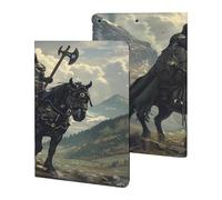 Death Dealer Viking On Horse Case Compatible for ipad 2019/2020/2021(10.2in) Tablet Cases Stand Protective Cover with Sleep/Wake