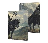Death Dealer Viking On Horse Case Compatible for ipad Pro/2016 ipad Pro (9.7in) Tablet Cases Stand Protective Cover with Sleep/Wake