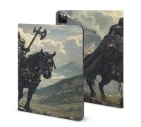 Death Dealer Viking On Horse Case Compatible for IPAD Pro 2021 （11in） Tablet Cases Cover with Pencil Holder Auto Wake/Sleep