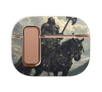 Death Dealer Viking On Horse Headphone Case Compatible with Airpod Pro 2 Protective Cover Cute Hard Case