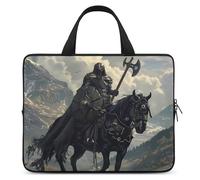 Death Dealer Viking On Horse Laptop Bag Sleeve Funny Tablet Case Protective Carry Bag Briefcase with Handle 15inch