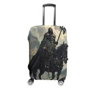 Death Dealer Viking On Horse Suitcase Cover Washable Luggage Protective Covers Travel S