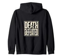 Death Defeated Christian Easter Resurrection Hope Zip Hoodie