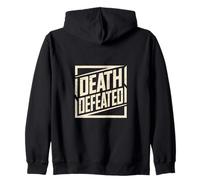Death Defeated Christian Easter Resurrection Hope Zip Hoodie