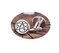 Death Devil Art Picture Cuff Links,Atheist Symbol Cufflinks, Personalized Cufflinks, Custom Atheist Cuff Links, Wedding Gifts, Atheist Logo, Atheist Tie Tack, Atheism Movement,Gift of Love