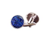 Death Devil Art Picture Cuff Links,Circuit Board Cufflinks, PCB Cuff Links, Computer Circuit Board, Custom Wedding Cufflinks, Unique Cufflink, Wedding Gifts for Men, Best Man,Gift of Love