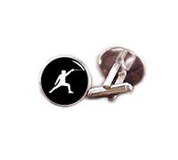 Death Devil Art Picture Cuff Links,Fencing Cufflinks, Fencing Cuff Links, Custom Sports Events, Custom Team Cufflinks, Custom Wedding Gifts, Groom Cufflinks, Tie Clip Or Set,Gift of Love