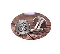 Death Devil Art Picture Cuff Links,Om Cufflinks, Cusom Om Cuff Links, Lotus Om Cufflinks, Indian Mascots, Om Cuff, Custom Wedding Cufflinks, Groom Cufflinks, Tie Clip, Or Set,Gift of Love