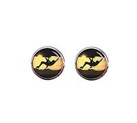 Death Devil Art Picture Cuff Links,Rock Climbing Cuff Links, Climbing Cufflinks, Custom Sport Photo, Mountain Climbing & Abseiling, Wedding Cufflinks, Groom Cufflinks, Tie Pin,Gift of Love