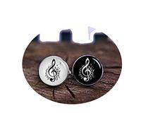 Death Devil Art Picture Cuff Links,Symphony Music Note Cuff Links, Custom Musical Note Cufflinks, Fancy Musical Note, Personalized Cufflinks, Custom Wedding Cufflink, Tie Clip,Gift of Love