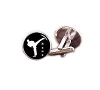 Death Devil Art Picture Cuff Links,Taekwondo Cufflinks, Tae Kwon Do Cufflinks, Custom Aame Cufflinks, Trending Cufflinks, for Father, Personalized Wedding Gifts,Gift of Love