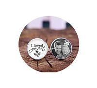 Death Devil Custom Cuff Links,I Loved You First Cufflinks, Personalized Cufflinks, Father of The Bride Cufflinks, Monogram Cufflinks, Custom Any Text or Photo, Groom Gift,Gift of Love