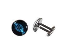 Death Devil DNA Cuff Links Science Gift Chemistry Cufflinks Doctor Gift Double
