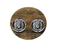 Death Devil Handmade Cuff Links,Lion Cufflinks, Lion Jewelry, Lion Accessories,Gift of Love