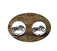 Death Devil Handmade Cuff Links，Motorcycle Cufflinks, Motorbike Cufflinks, Motorcycle Jewelry，Gift of Love