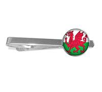 Death Devil Welsh Flag Tie clips, Love the National Flag, The Gift of Patriots