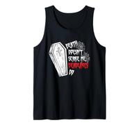Death Doesnt Scare Me Deadlines Do Cemetery Grave Diggers Tank Top