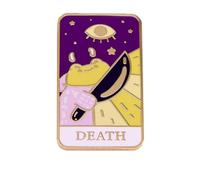 Death Frog Tarot Badge Enamel Pin Funny Taro-frog Brooch Decoration Pin Lapel Pin for Jackets Jeans Backpack Cloth Jewelry Accessories