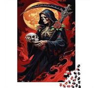 Death God Jigsaw Puzzles for Adults Kids Interesting Puzzles 1000 Pieces Brain Challenge for Adults Gifts 1000pcs (75x50cm)