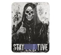Death God Skull Gothic waterproof scale for food weight 11lb/0.18oz, 5kg/5g scale weighing grams with 4 unit for Keto Soap Making weight loss (Batteries not Included)