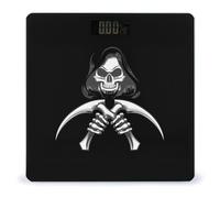Death Grim Reaper Digital Bathroom Scale for Body Weight LCD Display Tempered Glass Weighing Scales