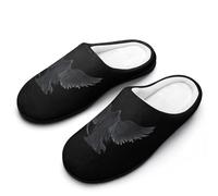 Death Grim Reaper Men's Cozy Cotton Slippers with Memory Foam Lightweight Anti-skid House Shoes for Indoor Outdoor